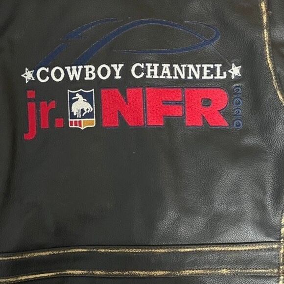 NWT NFR Jr 2020 Fort Worth Texas Genuine Leather Jacket Size L - Picture 10 of 10
